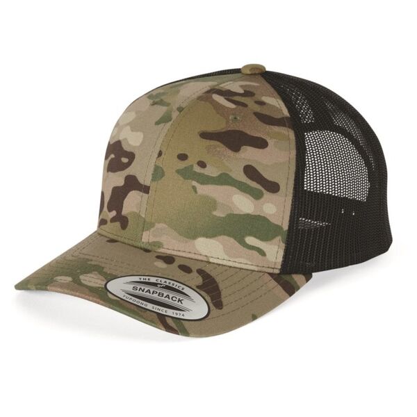 Retro Trucker Snapback Cap Thumbnail