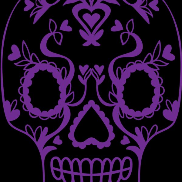 Sugar Skull Floral (0877) Thumbnail