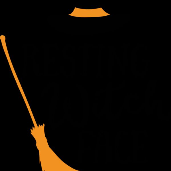 Resting Witch Face Broom (0857) Thumbnail