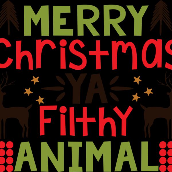 Merry Xmas Filthy Animal (07334) Thumbnail