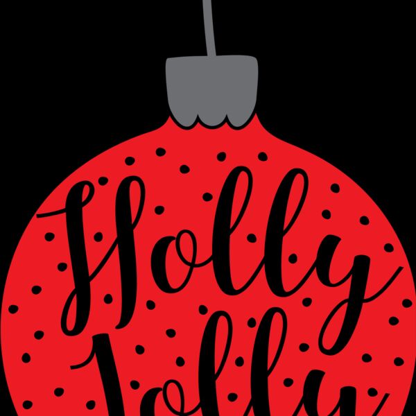 Holly Jolly Ornament (0507) Thumbnail