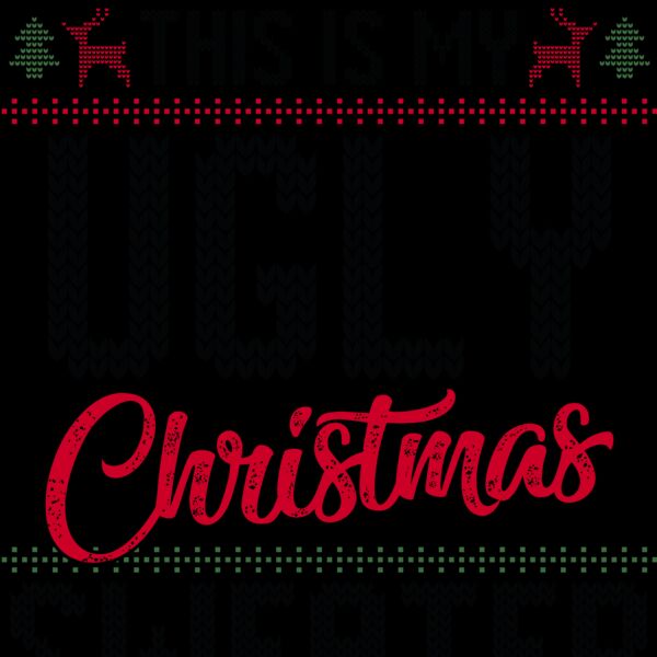 My Ugly Sweater Black Writing (0551) Thumbnail