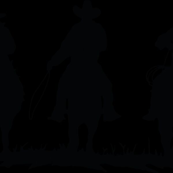 Cowboys Silhouette (1081) Thumbnail