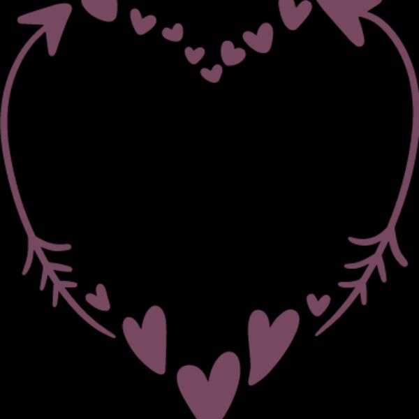 Doodle Arrows Heart (1009) Thumbnail