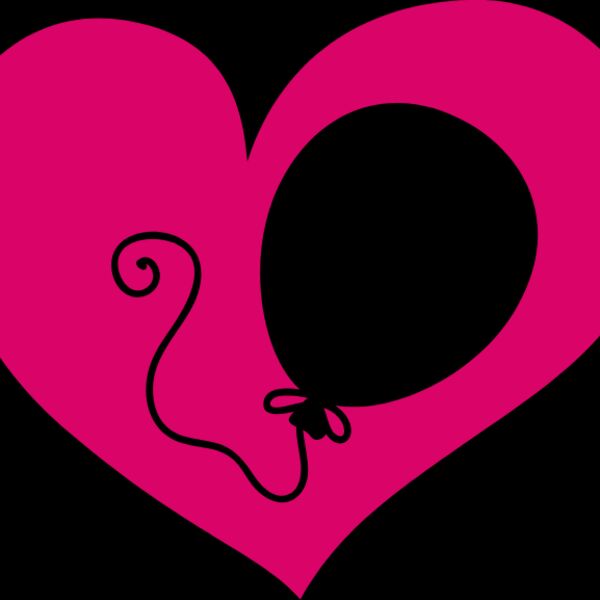 Monogram Heart Balloon (1003) Thumbnail