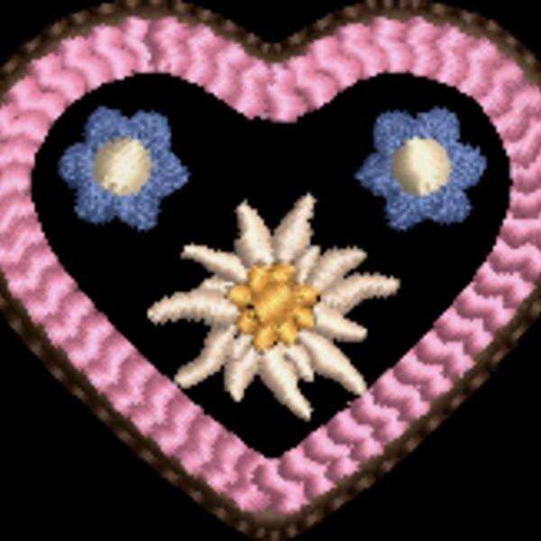Heart with Flowers (0300) Thumbnail