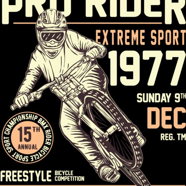 Vintage Style Pro Rider (0039) Thumbnail