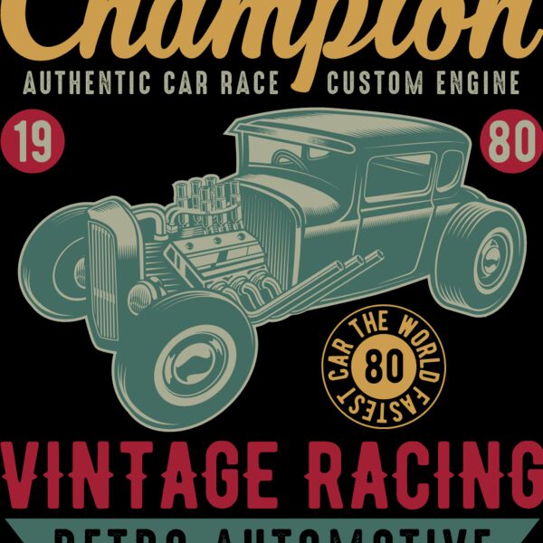 Vintage Racing Born To Race (0152) Thumbnail