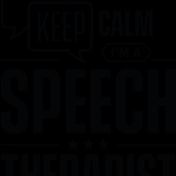 Keep calm I am a  speech therapist Thumbnail