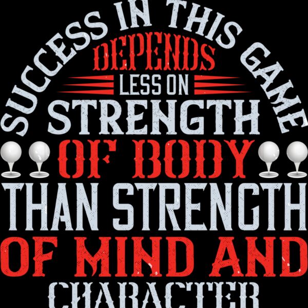 Mind Over Body Golf Quote Thumbnail