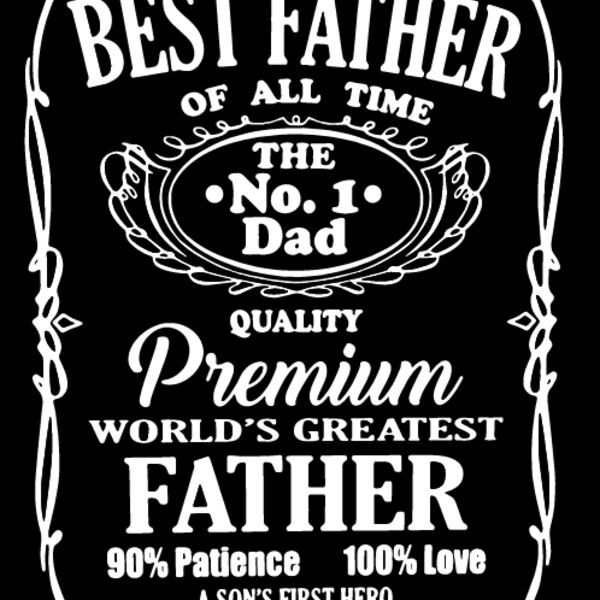 Best Father Whiskey Label Thumbnail