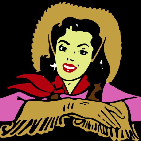 Retro Cowgirl (1074) Thumbnail