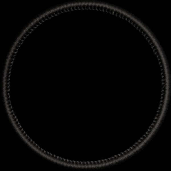 Marrow like patch border 2.5 inch circle Thumbnail