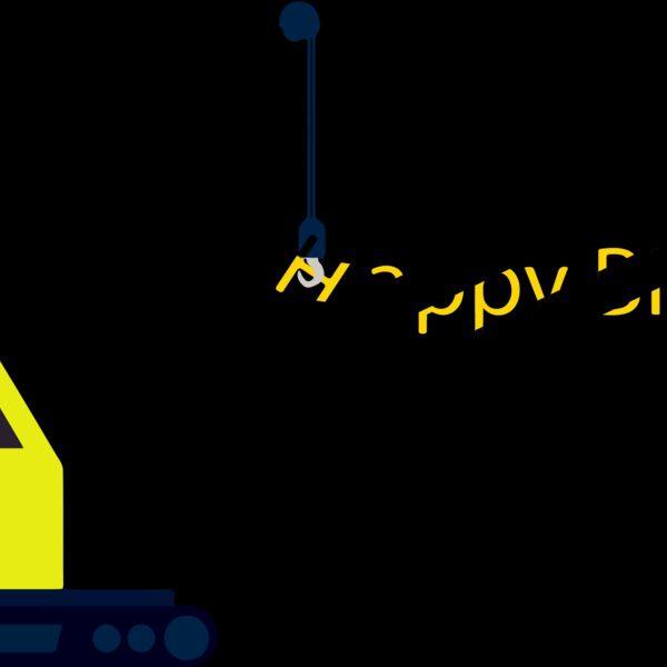 Excavators with Happy Birthday  Thumbnail